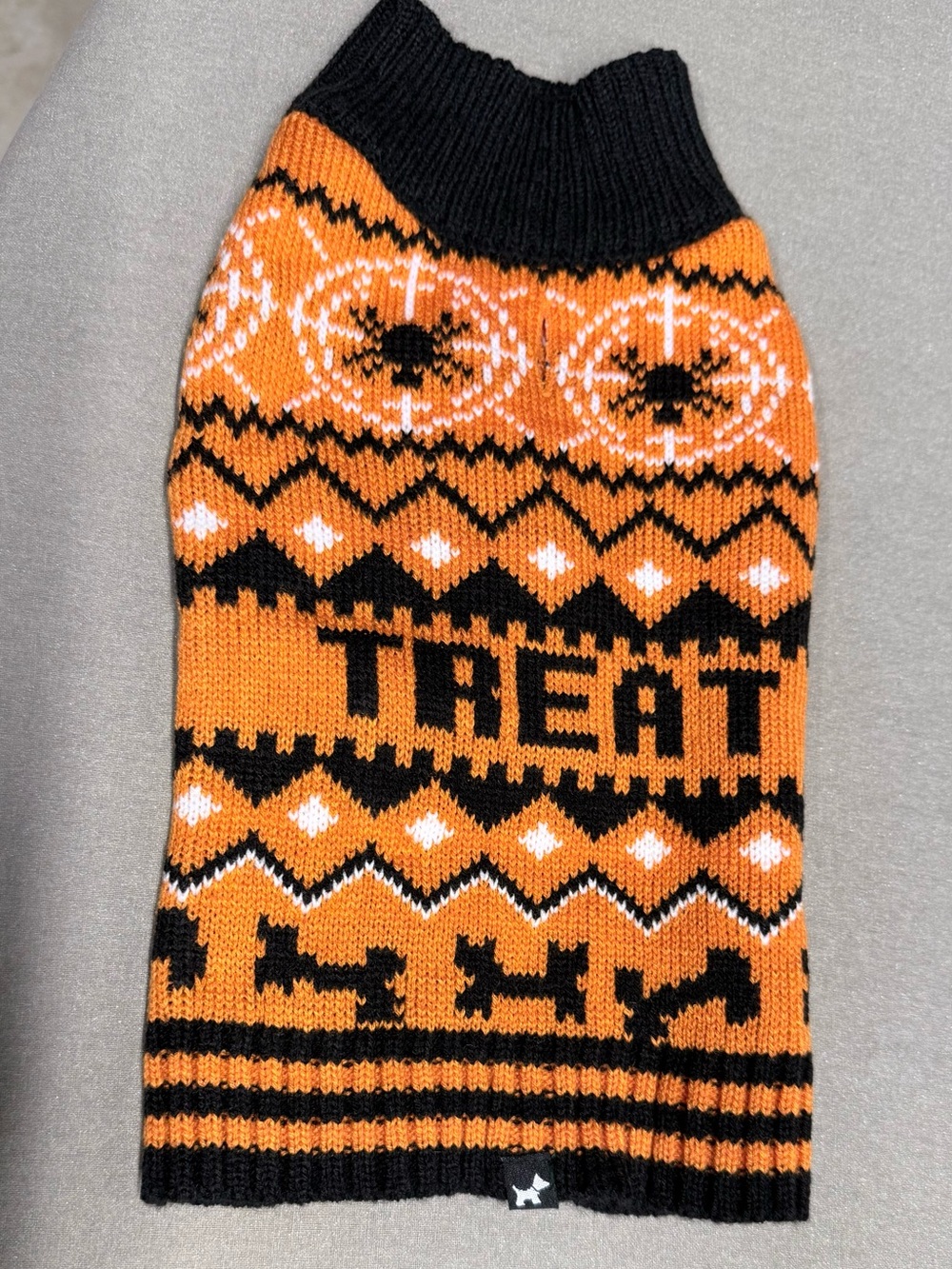 Halloween Costume for Dogs Orange & Black